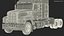 2025 Semi Truck White Rigged for Maya