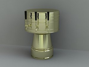 beer tower 3d max