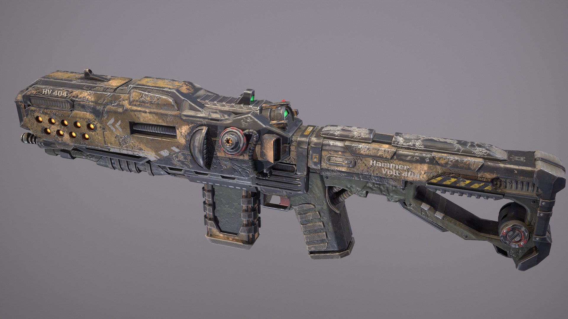 Hammervolt Heavy Assault Rifle 3D model - TurboSquid 1900044