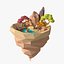 3D model Cartoon Style Floating Island -Spring -LOW POLY