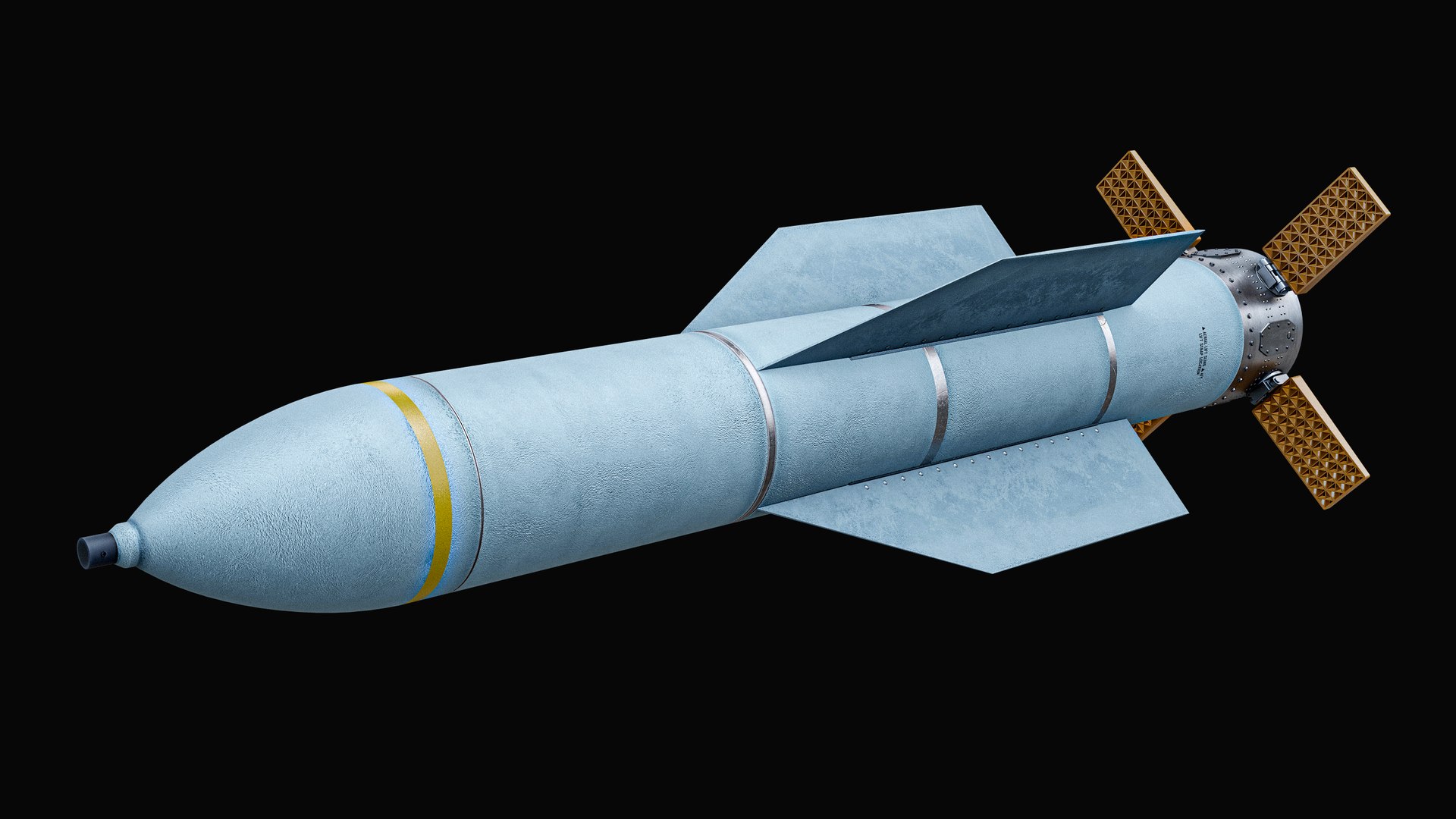 GBU-57 MOP Bomb White Prototype PBR 3D model https://p.turbosquid.com/ts-thumb/Wq/CkpZtD/ZJ/r_scrgbu57_002c/png/1790412783/1920x1080/fit_q87/040941b38cc05537ff613d791369aee139483915/r_scrgbu57_002c.jpg