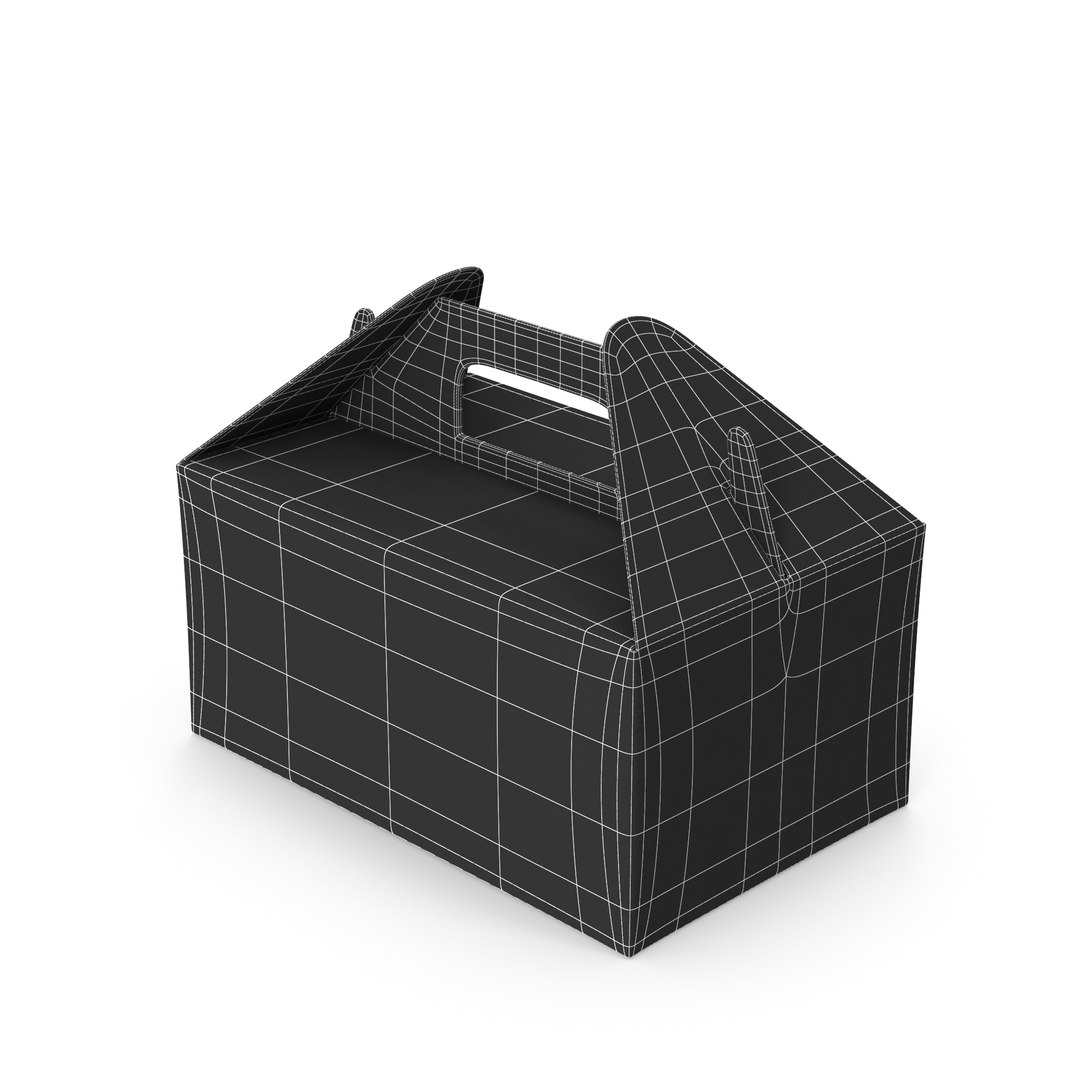 Box With Handle 3D Model - TurboSquid 1988446
