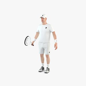 tennis player 3D model