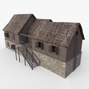 MEDIEVAL HOUSE 002 3D model