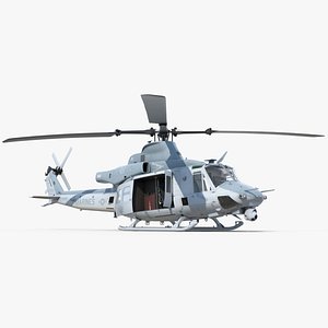 Bell Venom Helicopter Rigged for Maya 3D model