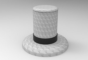 Hat Stool 3D model