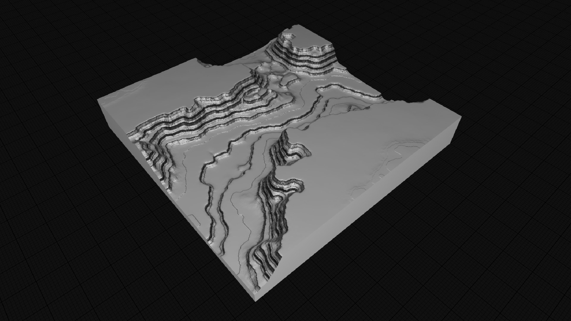 3D model TERRAIN CANYON 10 4K TurboSquid 2116940