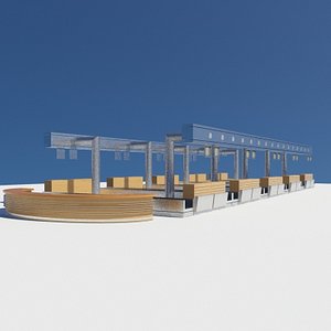 3d max airport counter