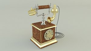 Antique telephone model