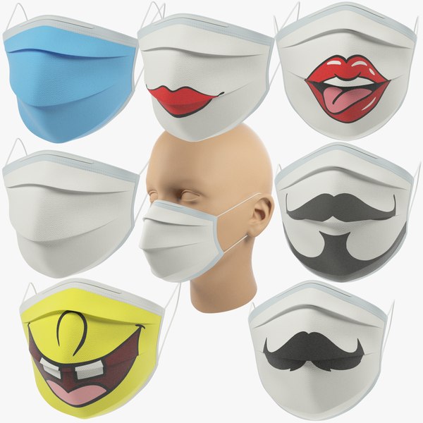 medical masks 3D model