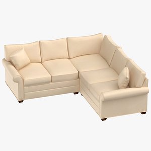 traditional sectional sofa 3D