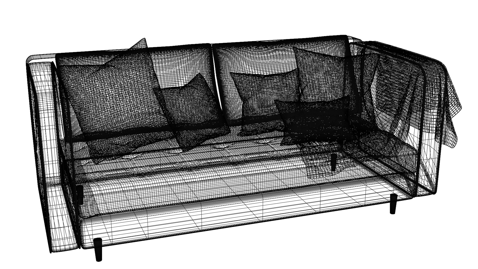 Couch 3D Model - TurboSquid 2060658