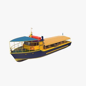 3D Touristic Boat model