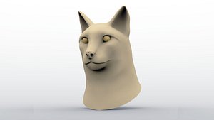 Head Bobcat Lynx 3D
