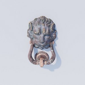 lion head door knocker model