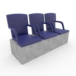 3D Stadium Seats 5