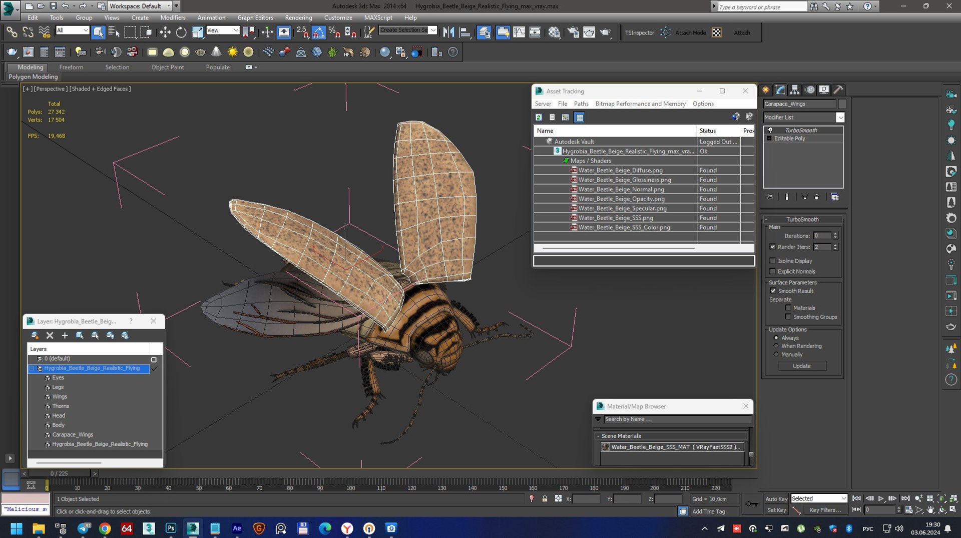 Hygrobia Beetle Beige Realistic Flying 3D model https://p.turbosquid.com/ts-thumb/Wq/kcVtwe/lA/hygrobiabeetlebeigerealisticflyingvray3dmodel026/jpg/1718596264/1920x1080/fit_q87/26423cf2827700219627f3858fd72f60f0cc1ca9/hygrobiabeetlebeigerealisticflyingvray3dmodel026.jpg