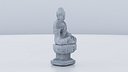 Stone Sitting Buddha Statue