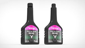 3D diesel fuel bottle