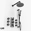 Shower set body massage Helix series by Hudson Reed