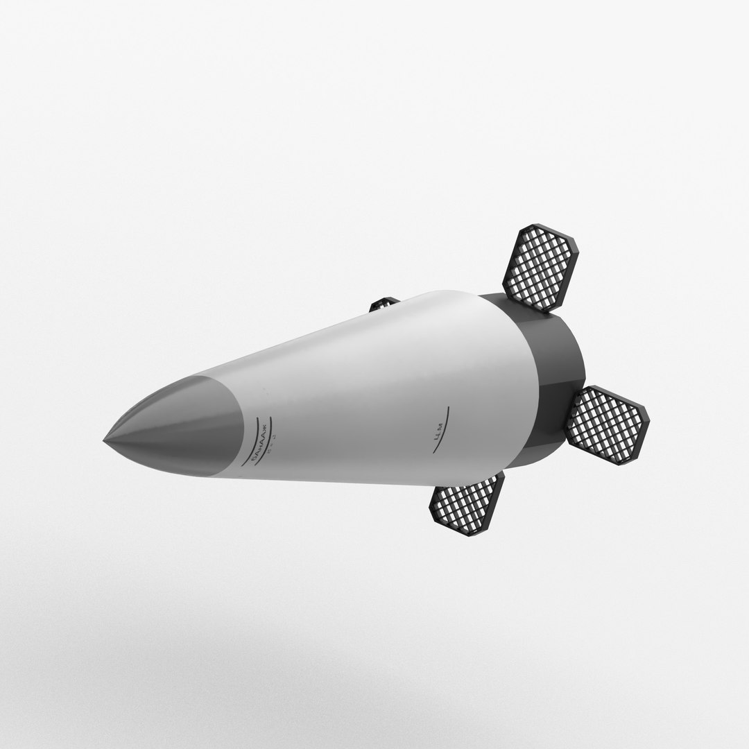 Kinzhal Kh-47M2 3D Model - TurboSquid 2222742