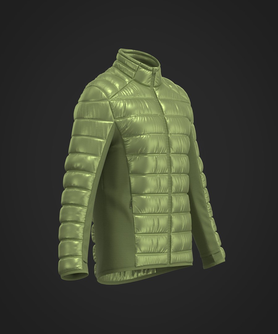 Puffer Mid Layer Jacket 3D - TurboSquid 1967403