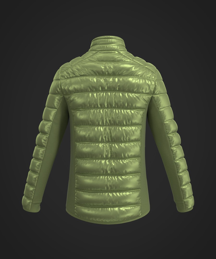 Puffer Mid Layer Jacket 3D - TurboSquid 1967403