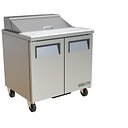 FOOD PREP TABLE TRUE TSSU SERIES TSSU-36-08-HC