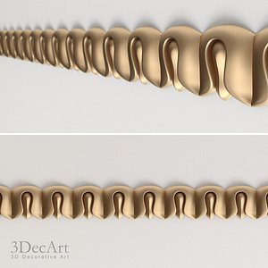 3D model of decorative border | Bg_015