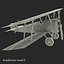british wwi biplane fighter 3d model