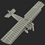 british wwi biplane fighter 3d model
