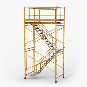 Rolling Stair Tower GameReady LODs