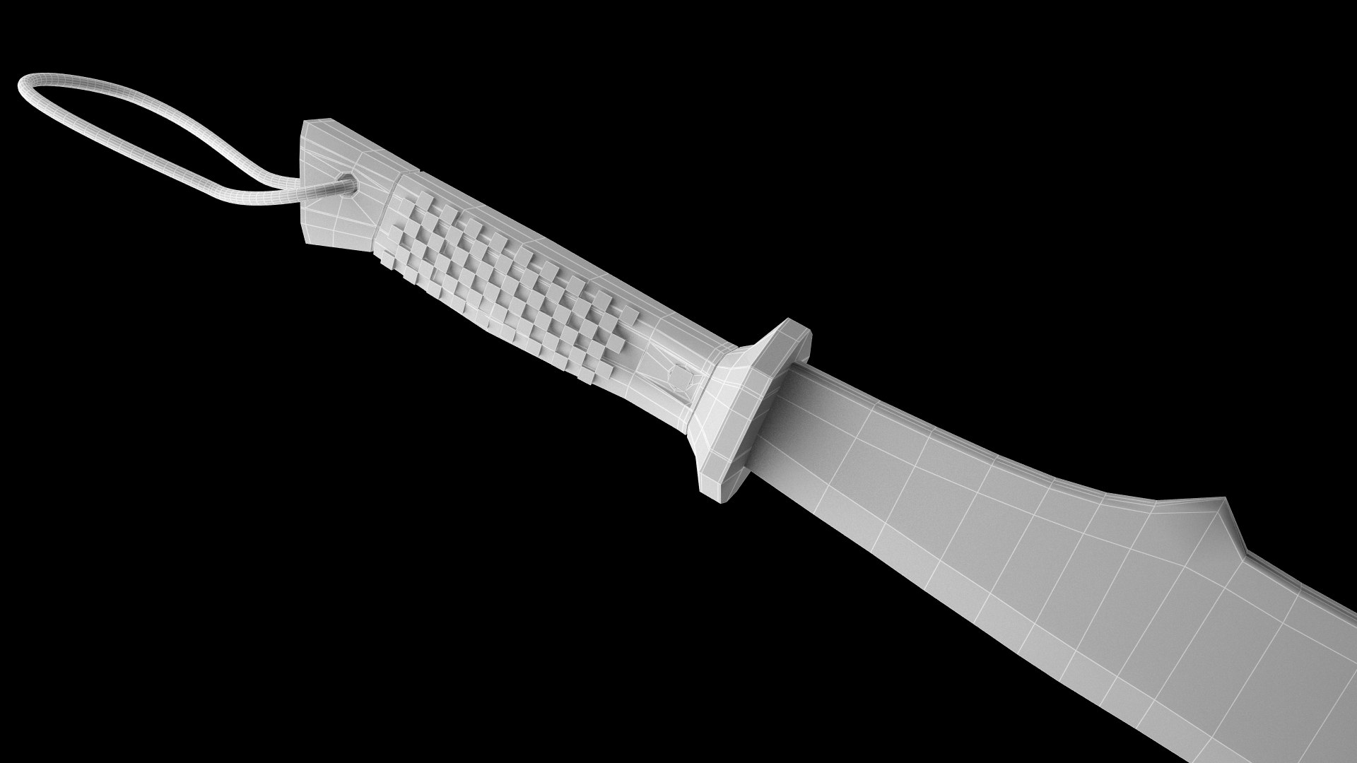 Realistic Fantasy Sword Dxf