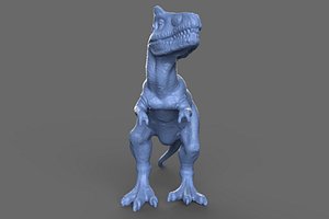 3d model of scan tyrannosaurus rex toy