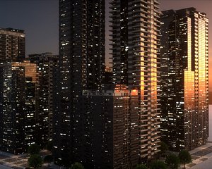 City Block Type A08 3D