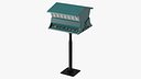Squirrel Resistant Bird Feeder Pole with Seeds