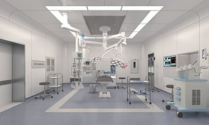 3D Medical Interior Pack &ndash; 4 Rooms