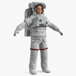 Astronaut Wearing Extravehicular Mobility Unit
