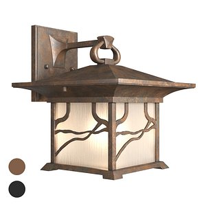 Outdoor wall lamp Kichler morris 3D
