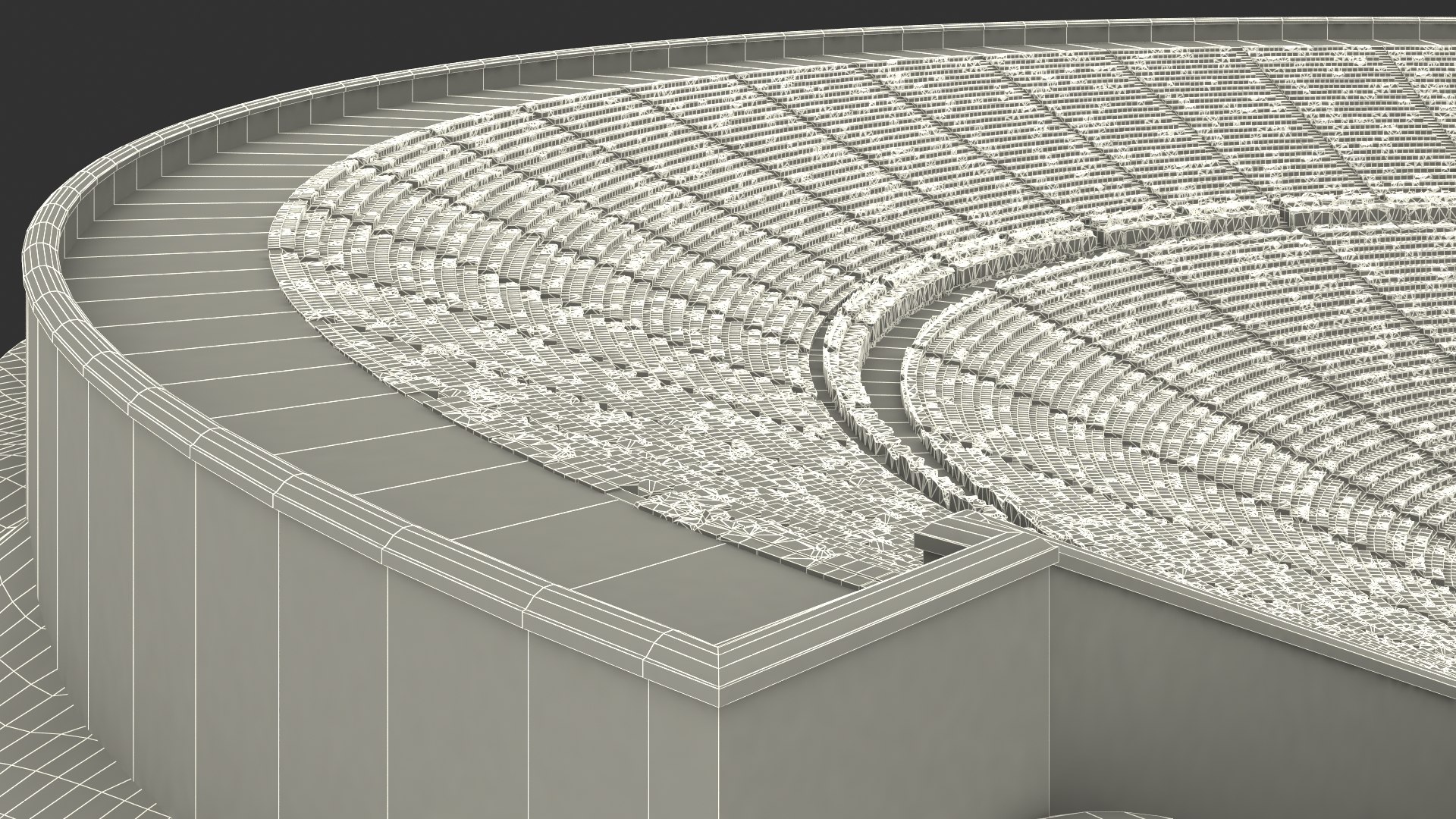 3D Model Ancient Amphitheater Of Epidaurus - TurboSquid 2283338