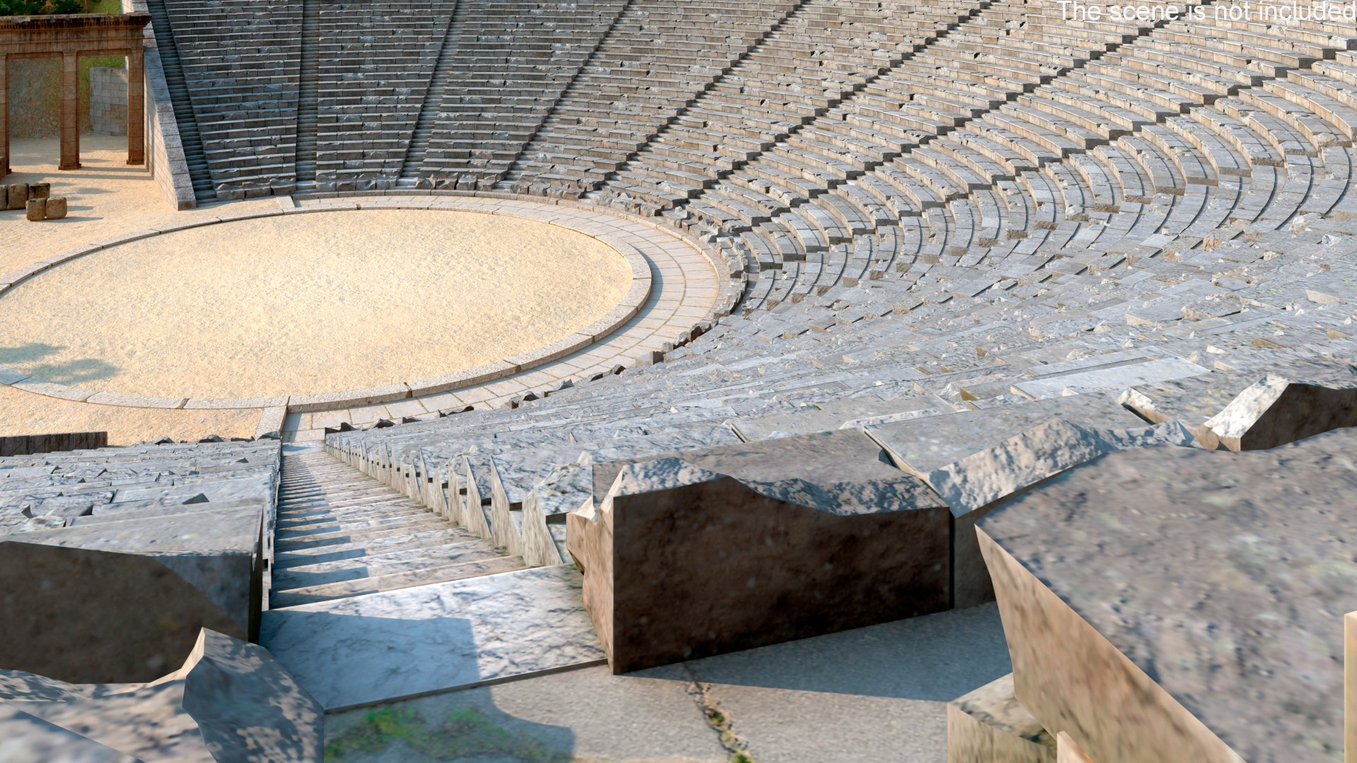 3D Model Ancient Amphitheater Of Epidaurus - TurboSquid 2283338