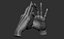 3D Female hand poses model