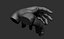 3D Female hand poses model