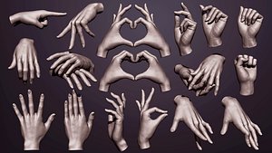 Female hand poses