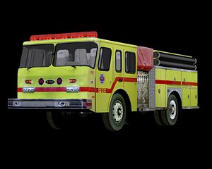pump truck 3d 3ds