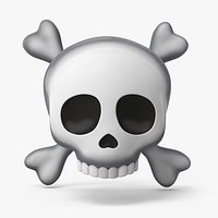 Emoji Skull and Crossbones