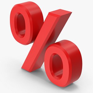 3D model Red Percentage