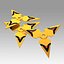 Overwatch OW Genji Nihon Skin Shuriken accesorio de cosplay