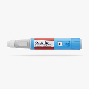 Ozempic pen 3d model