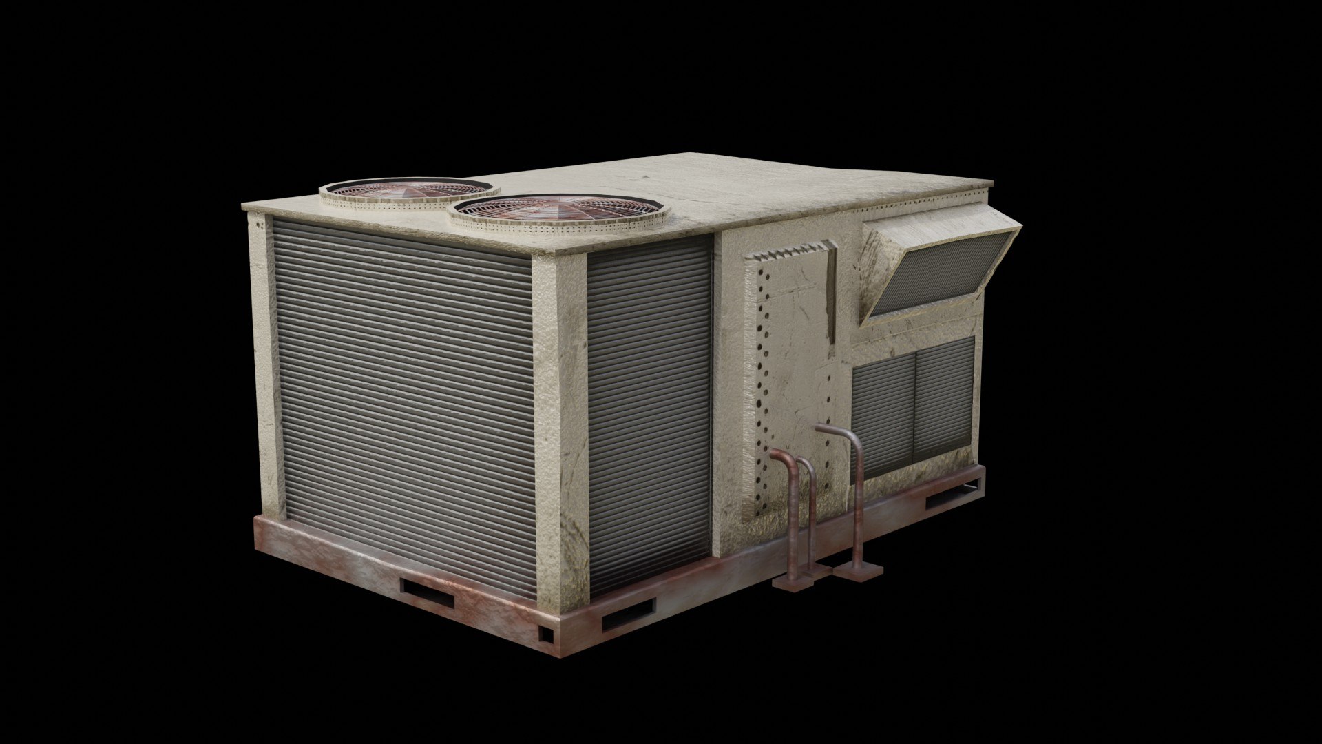 Ac Rooftop 3D Model - TurboSquid 2041364